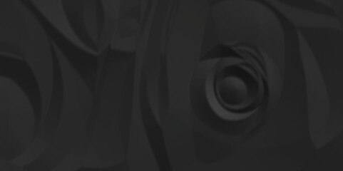 abstract black crumple paper background