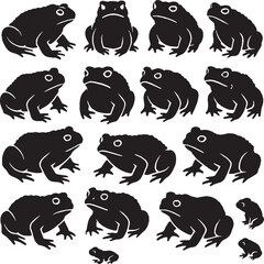 From silhouette vector sticker pack