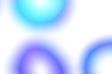 Obraz premium Transparent neon glowing color effects overlay for motuon graphics. Abstract smloth blurred color gradient cutout on transparent background
