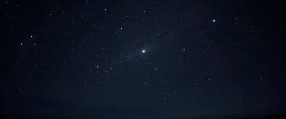 Fototapeta premium Peaceful Starry Sky with Subtle Galactic Light Patterns