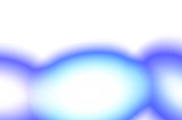 Transparent neon glowing color effects overlay for motuon graphics. Abstract smloth blurred color gradient cutout on transparent background