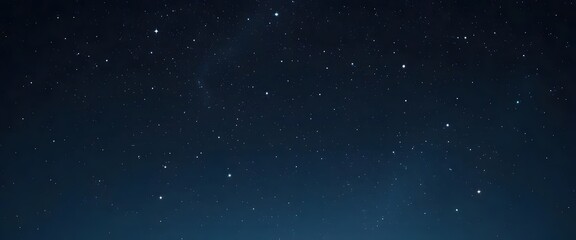 Fototapeta premium Serene Minimalist Night Sky with Twinkling Stars