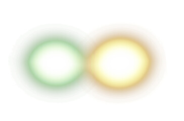 Transparent neon glowing color effects overlay for motuon graphics. Abstract smloth blurred color gradient cutout on transparent background