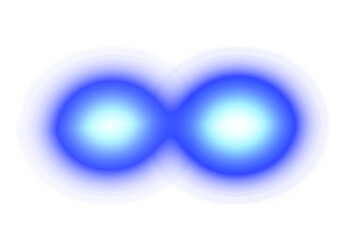 Transparent neon glowing color effects overlay for motuon graphics. Abstract smloth blurred color gradient cutout on transparent background