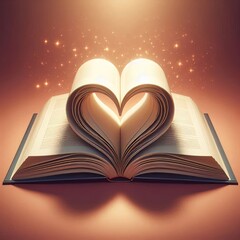 Heart shaped love for knowledge