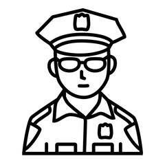 경찰 아이콘
