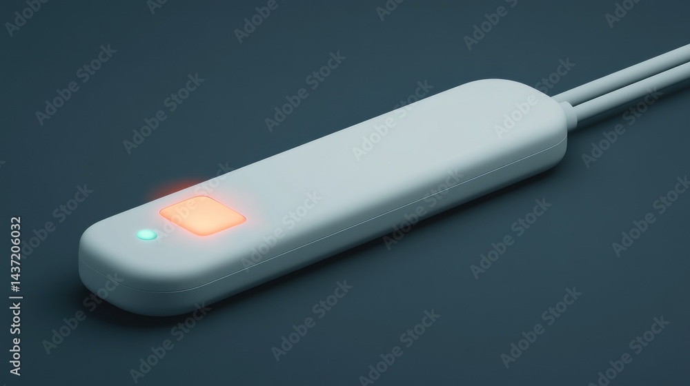 Poster modern sensor device on dark background