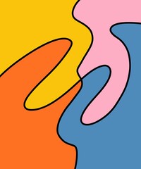 Hand Drawn and Illustration for Retro Vintage Background