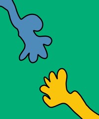 Obraz premium Hand Drawn and Illustration for Retro Vintage Background