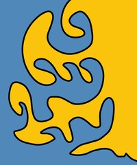 Obraz premium Hand Drawn and Illustration for Retro Vintage Background