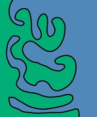 Hand Drawn and Illustration for Retro Vintage Background