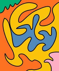 Obraz premium Hand Drawn and Illustration Retro Vintage Background