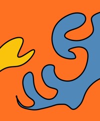 Hand Drawn and Illustration Retro Vintage Background