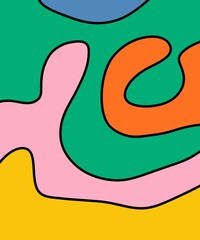 Hand Drawn and Illustration Retro Vintage Background