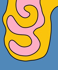 Hand Drawn and Illustration Retro Vintage Background