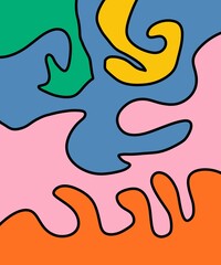 Hand Drawn and Illustration Retro Vintage Background