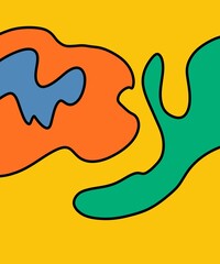 Hand Drawn and Illustration Retro Vintage Background