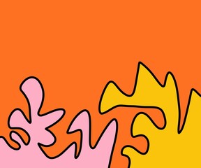 Illustration Abstract Shape Background Vintage