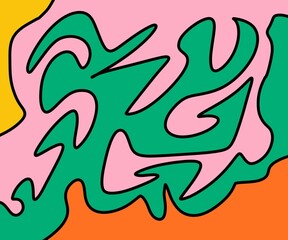 seamless pattern with fire flames