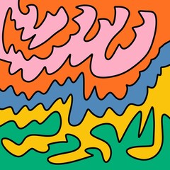 Retro Background Abstract Artwork