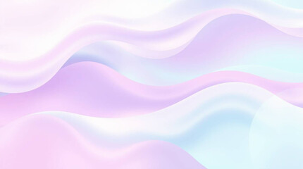 Fototapeta premium Gentle Gradient Waves Abstract