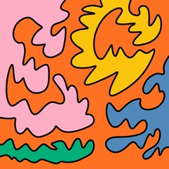 Retro Background Abstract Artwork