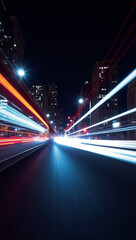 Fototapeta premium traffic in the night