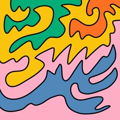 Retro Background Abstract Artwork