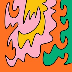 Retro Background Abstract Artwork