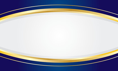 Blue and gold curved design background
