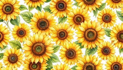 Obraz premium Matériel d'illustration de tournesol