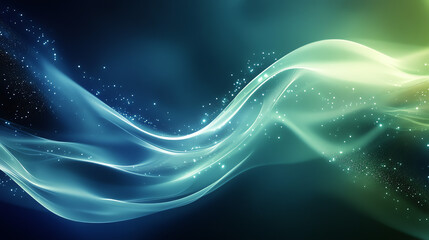 Discover a stunning futuristic pattern in vibrant blue and green hues. Perfect as a clean, abstract computer background with a modern, high-tech vibe. Non-realistic and eye-catching