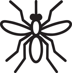 vector illustration of a mosquito