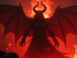 satan in hell