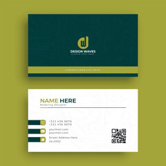 Precision Cut Business Card Layout