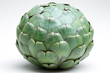 Fototapeta premium unique green artichoke fruit,