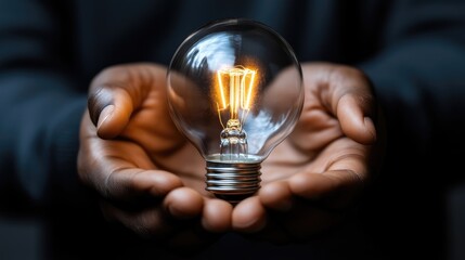 Warm light held gently in cupped hands