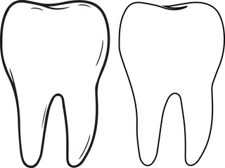 Tooth Vector , Editable Tooth Icons , Tooth Symbol Vector Collection , Dental Icons
