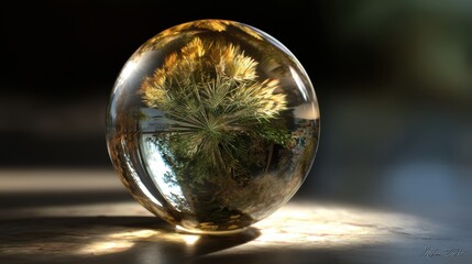 Light sphere image.