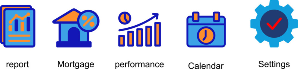 performance management best icon sheet collection