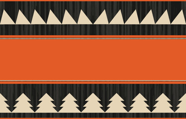 Geometric ethnic Native American tribal patterns, featuring Aztec and Navajo motifs, create a seamless decorative texture. Design for background ,curtain, carpet, clothing, wrapping, Batik.