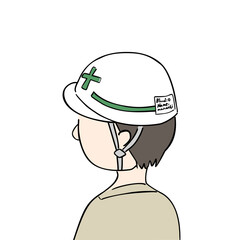 【工事現場】ヘルメット着用