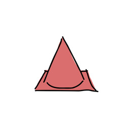 【工事現場】カラーコーン　赤