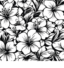 Obraz premium seamless floral background