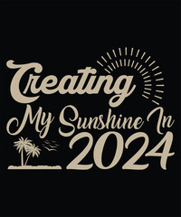 Happy New Year Typography Text style T-shirt Design