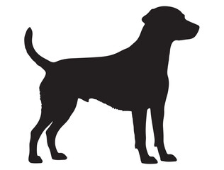 BRITTANY SPANIEL DOG SILHOUETTE