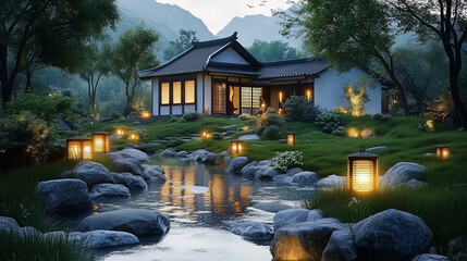 Obraz premium a small house