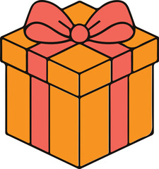 Colorful Gift Box Designs – Perfect for Gifting, Events, and Festive Graphics , Elegant Gift Box Vector