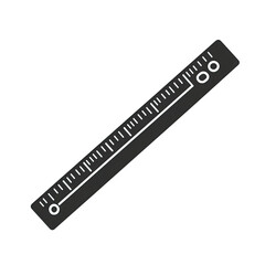 Ruler Icon - A straight ruler with clear, visible markings, designed on a white background.
