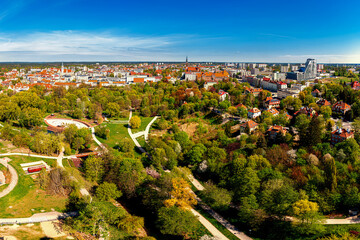 Wiosna w Olsztynie. Park centralny. © Janusz Lipiński